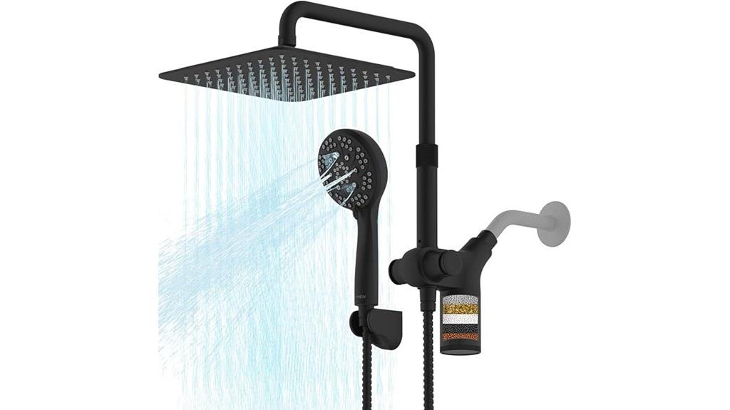 dual shower head combo
