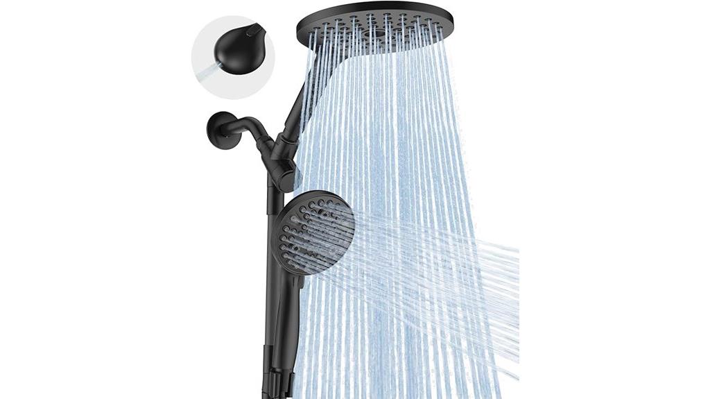 dual shower head modes