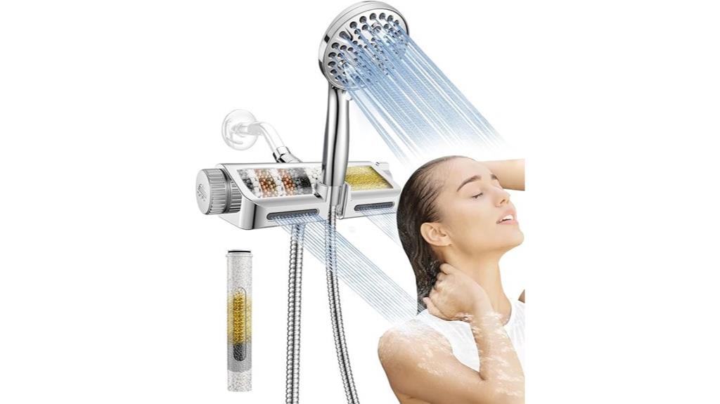 dual shower head system