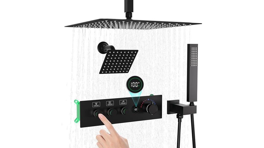dual shower head system