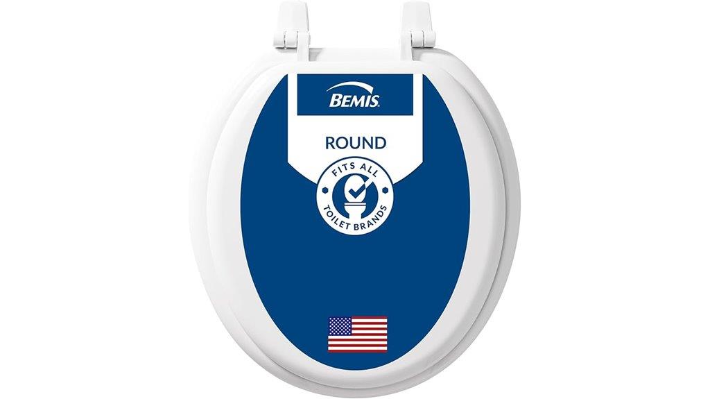 durable white round seat