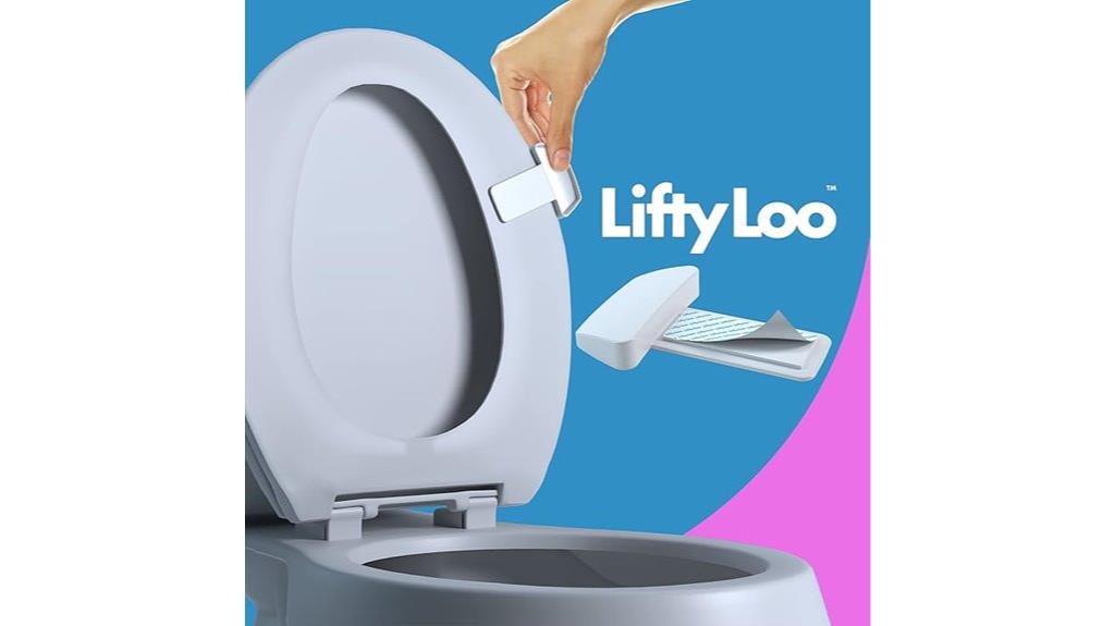 easy white toilet handle