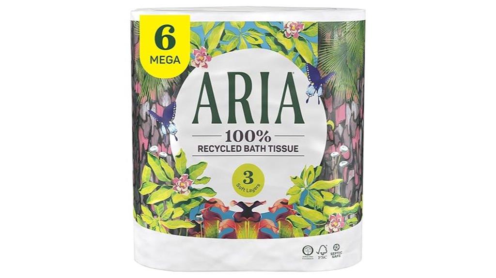 eco friendly 6 pack toilet paper