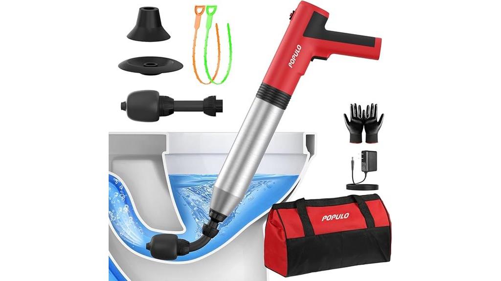 electric high pressure drain unclogger