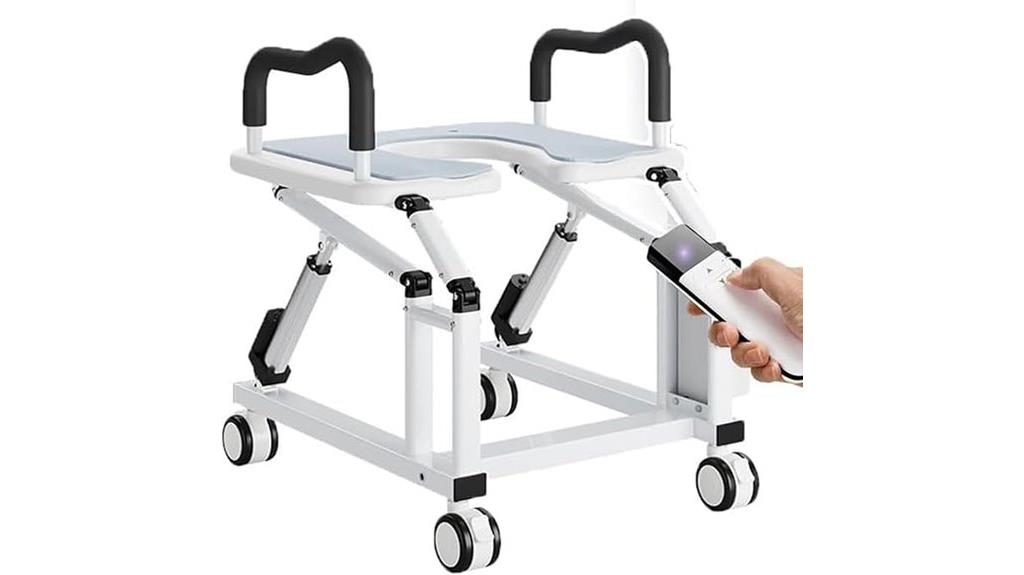electric lift rotating wheels