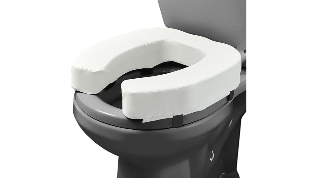 elevated senior toilet cushion