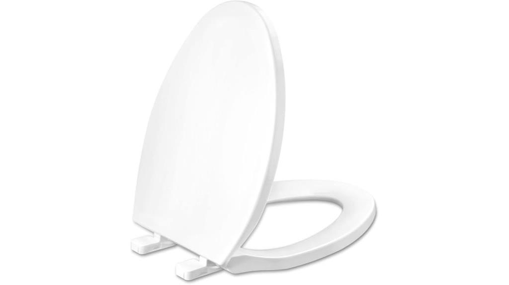 elongated toilet seat hinges
