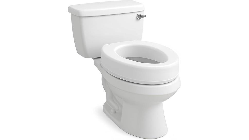 elongated toilet seat riser