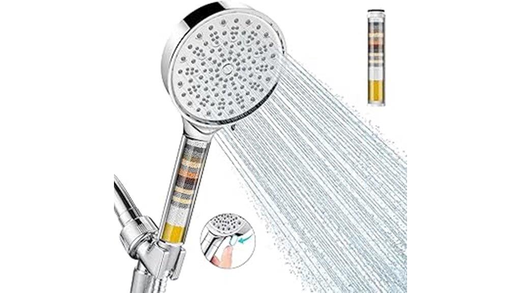 filtered shower head options