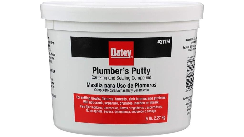 flexible plumber s putty