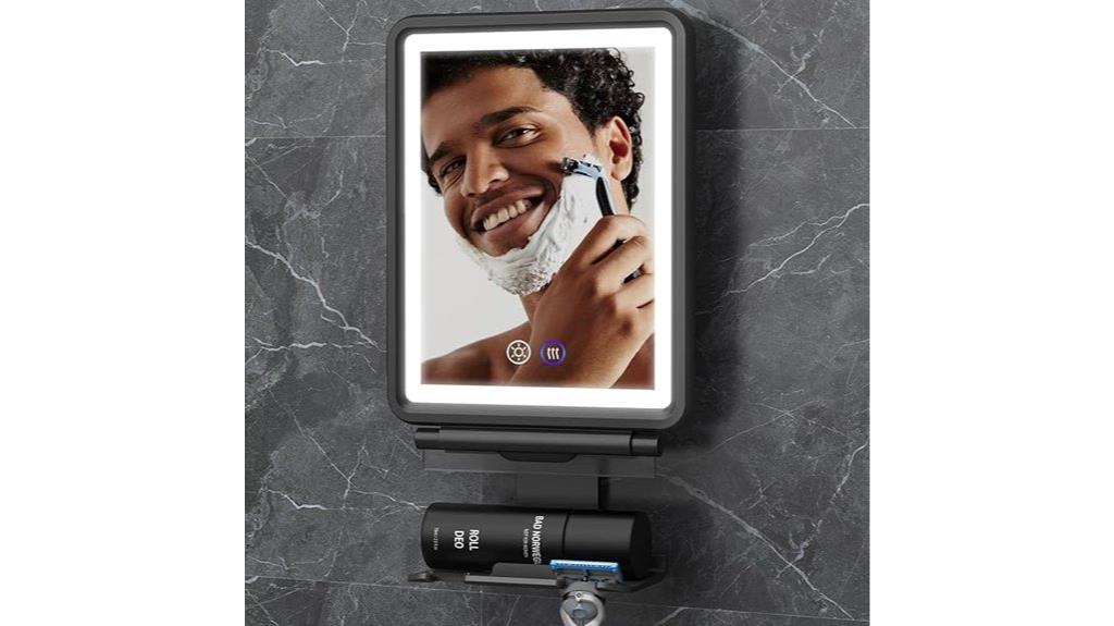 fogless mirror with lights