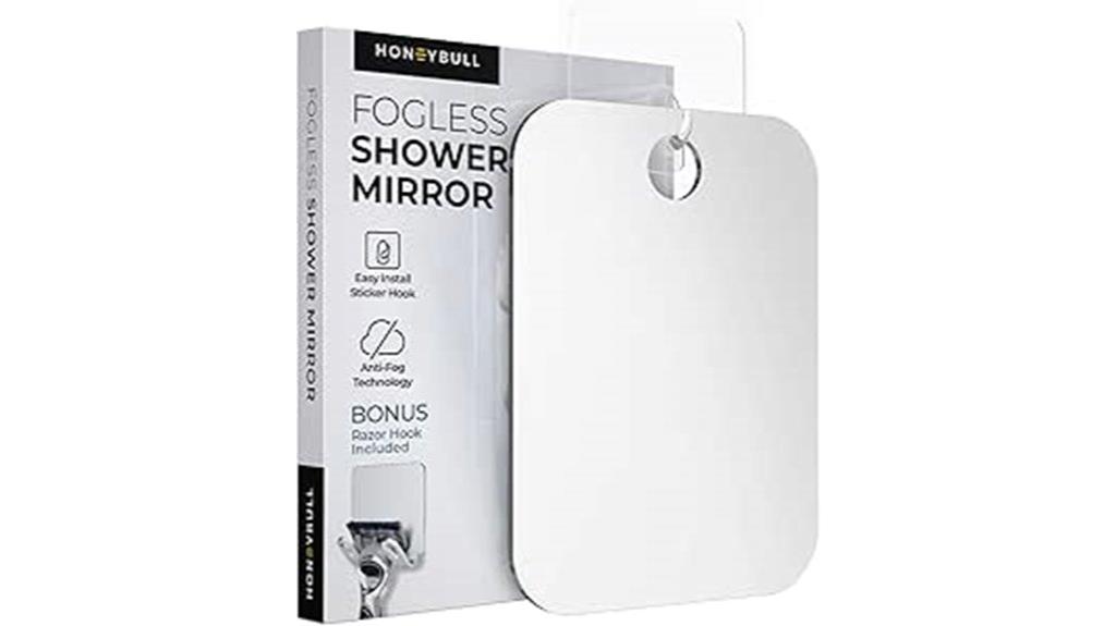 fogless shower mirror