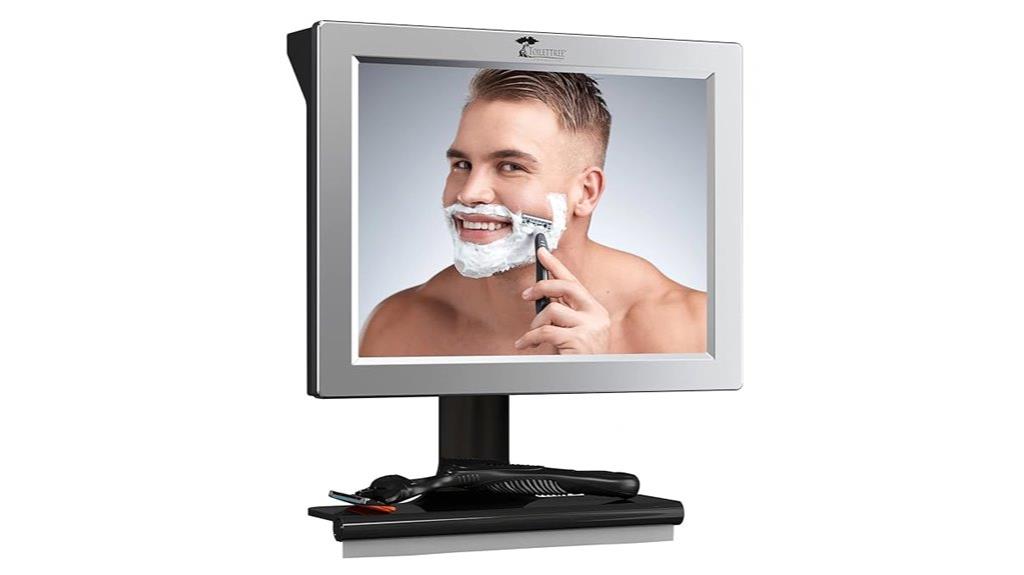fogless shower mirror