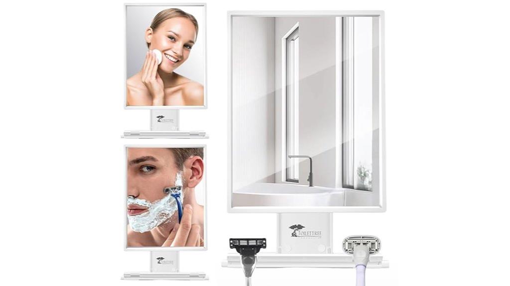 fogless shower mirror