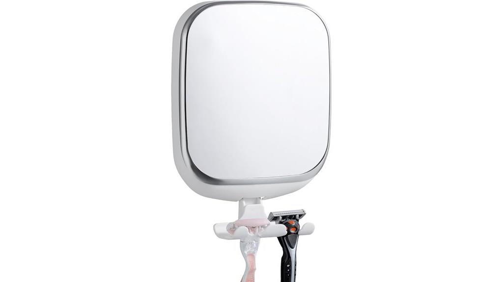 fogless shower mirror