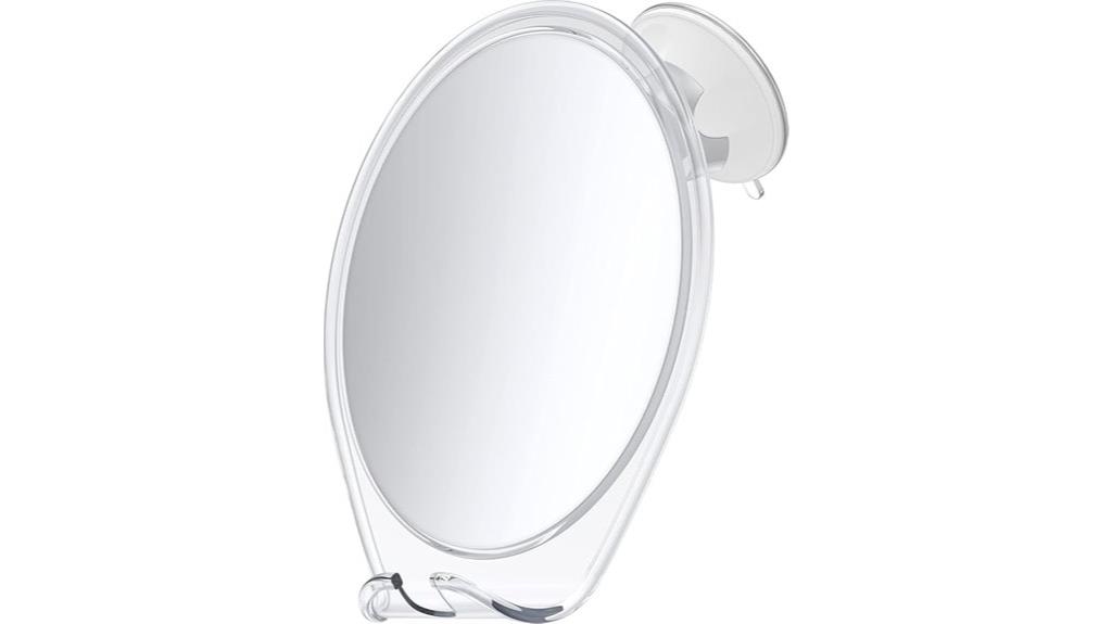 fogless shower mirror