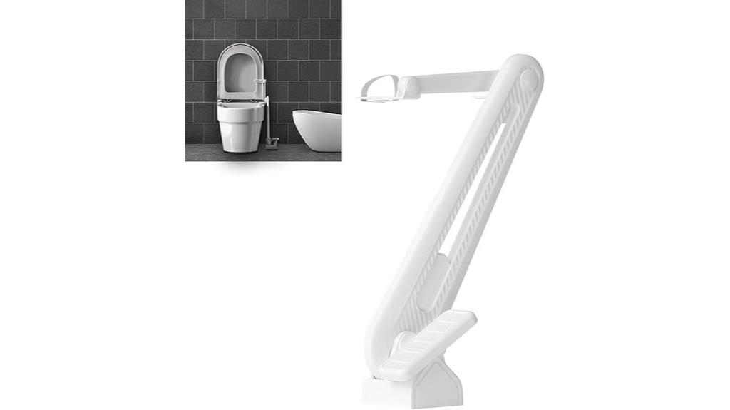 foot controlled toilet lid lifter