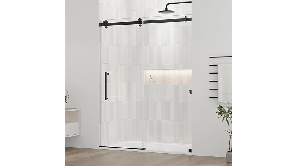 frameless shower door