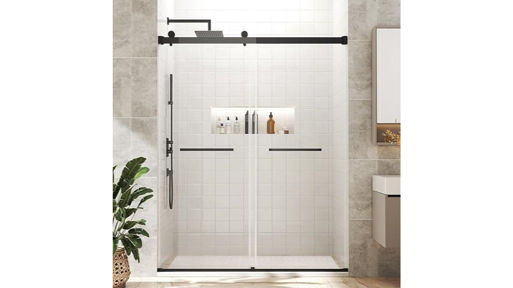 frameless sliding shower door