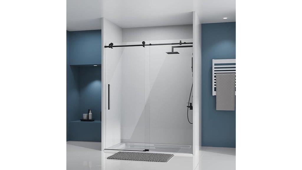 frameless sliding shower door