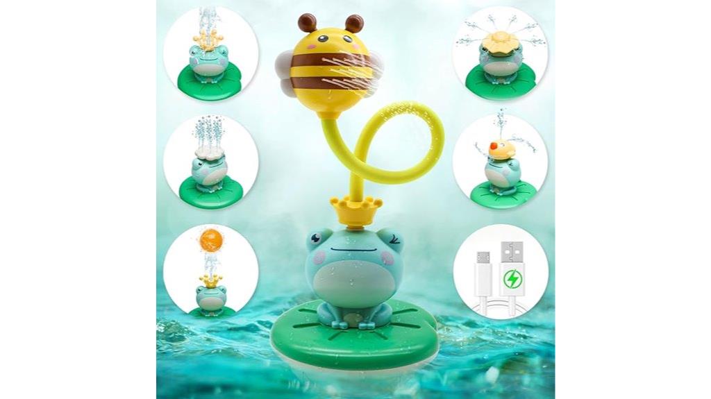 frog baby bath toy