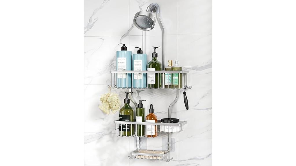 hanging shower caddy organizer