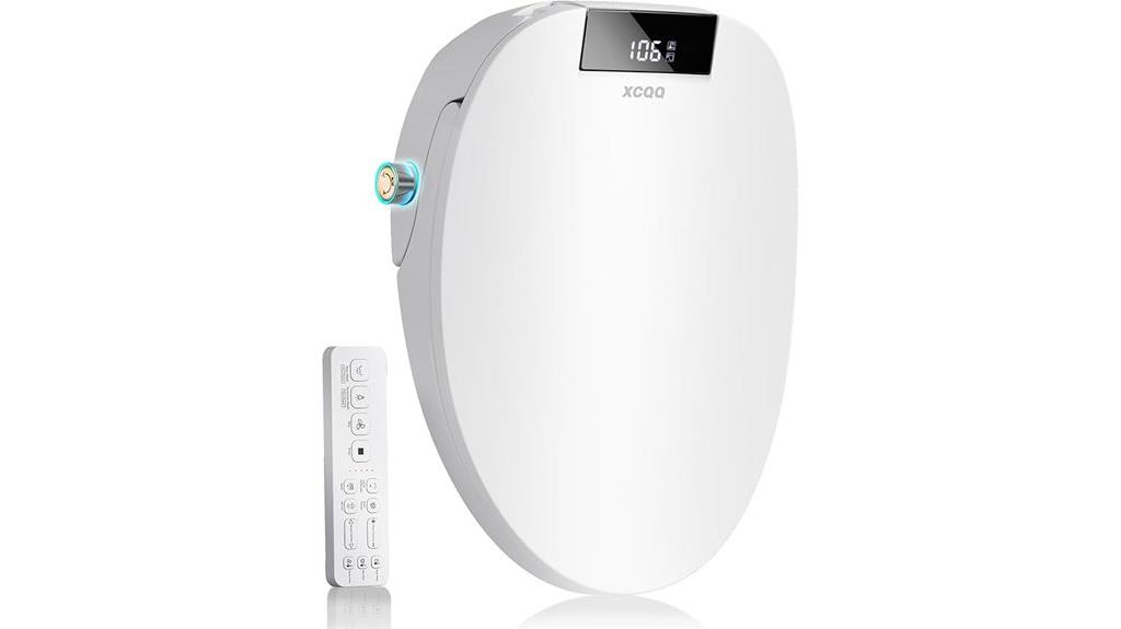 heated remote controlled bidet