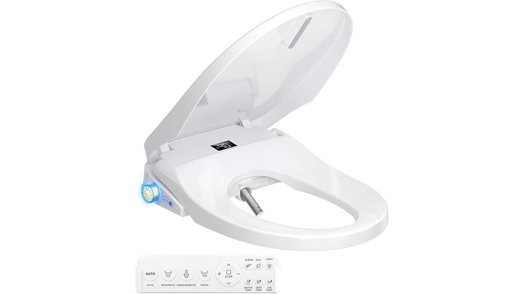 heated wireless bidet seat