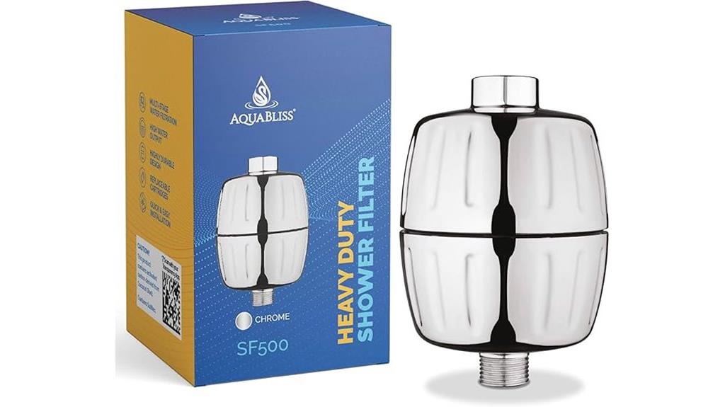 heavy duty shower filter