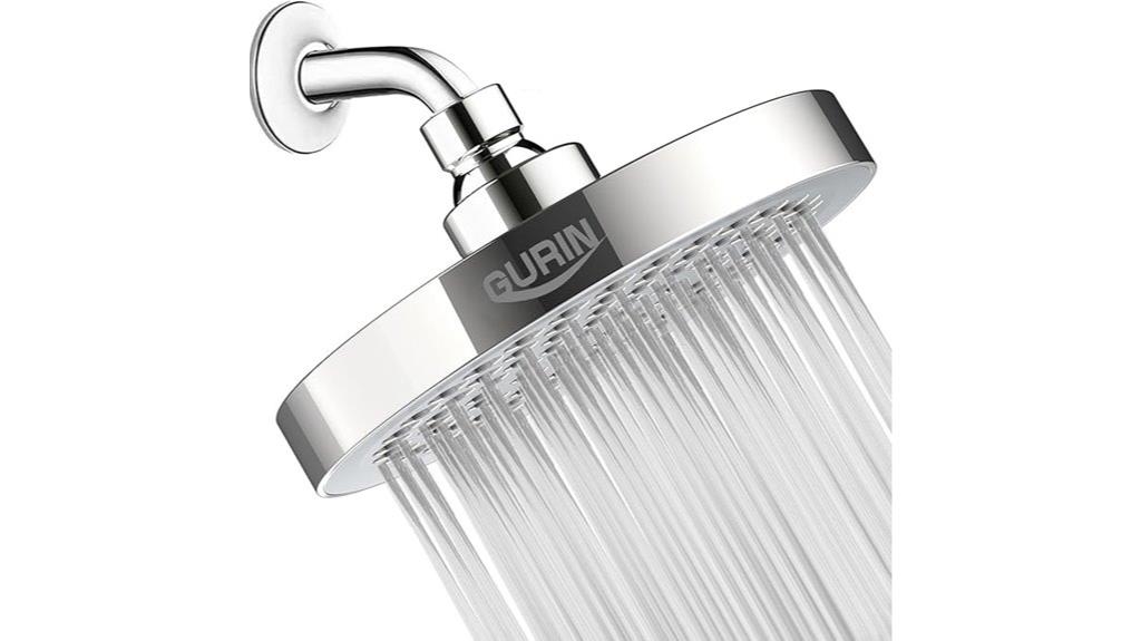 high pressure rain shower