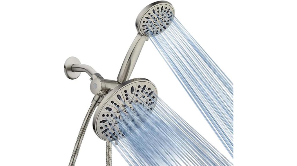 high pressure rainfall shower