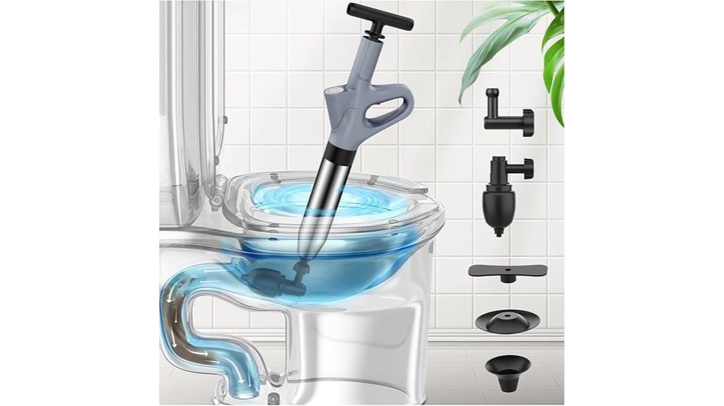 high pressure toilet plunger
