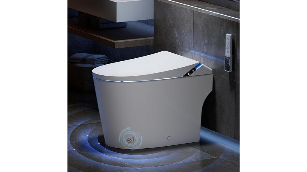 high tech toilet features