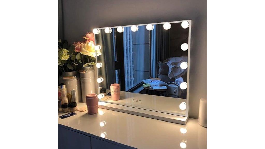 illuminated makeup vanity