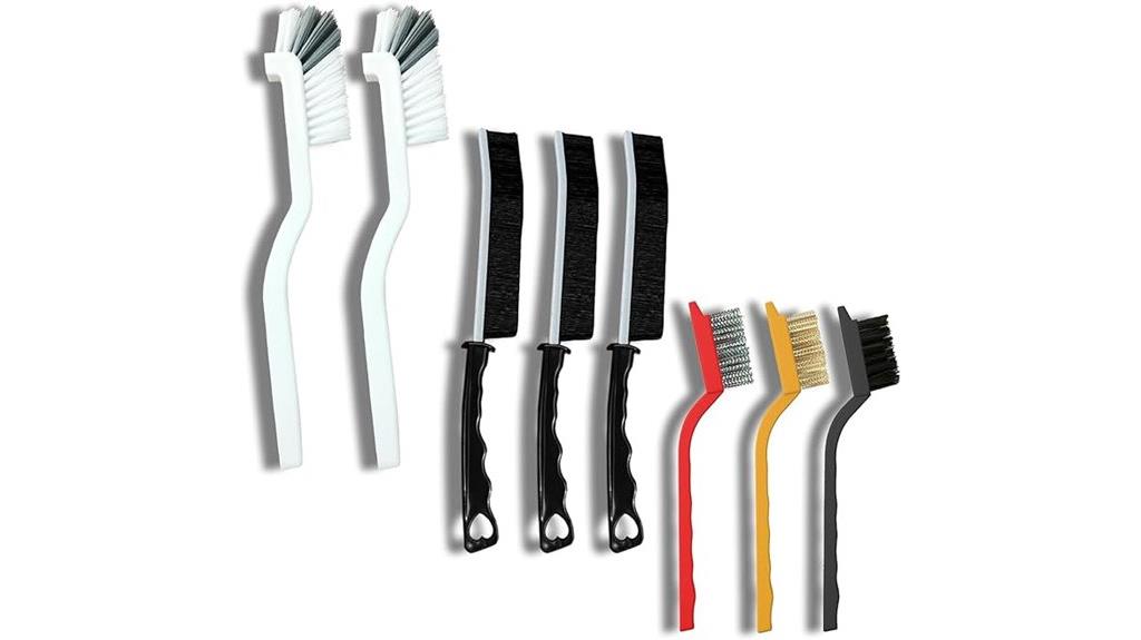 kitchen and bathroom cleaning brushes