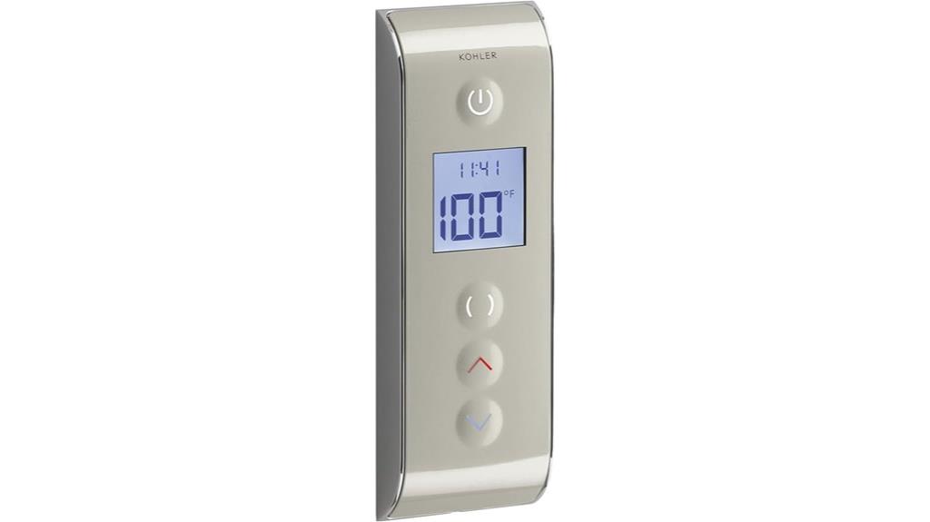kohler digital shower interface