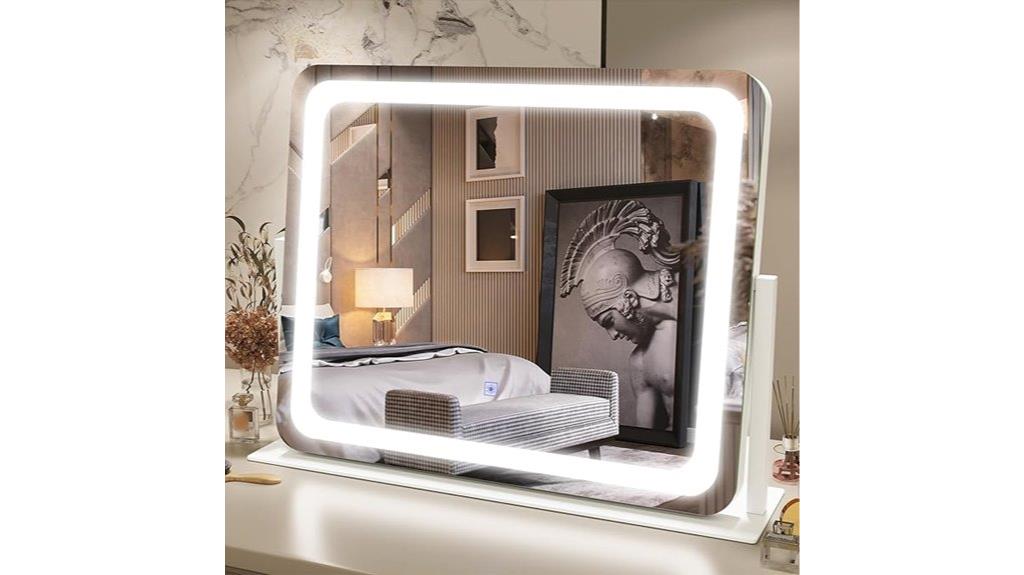 led lit makeup mirror