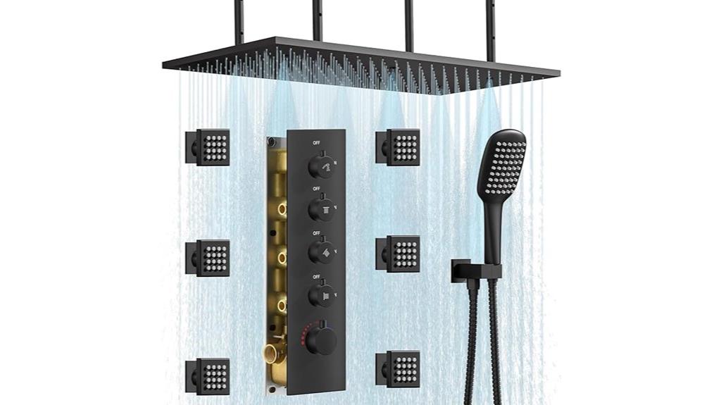 luxury 32 inch shower system