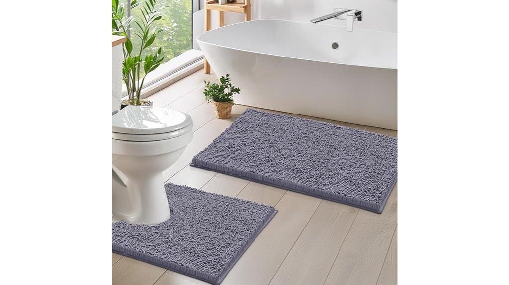 luxury bathroom rug set
