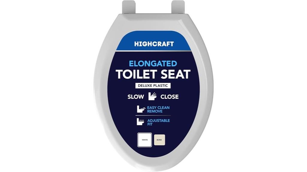 luxury elongated slow close seat