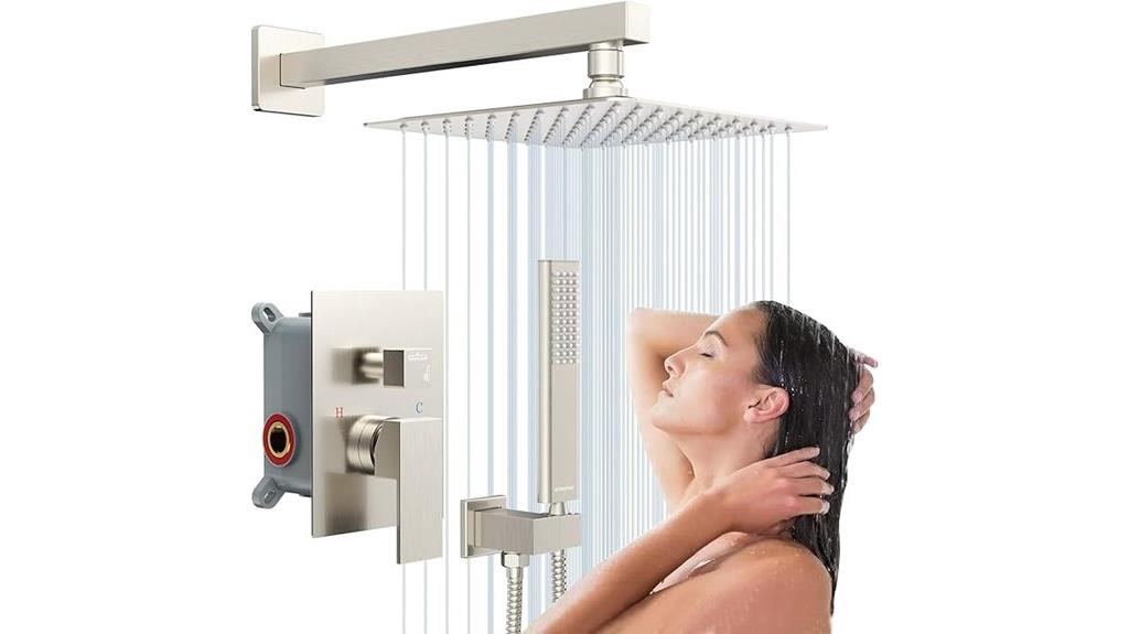 luxury shower system set