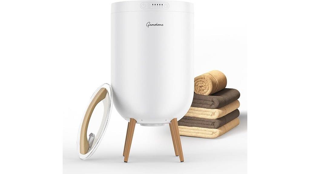 luxury towel warmer with bluetooth