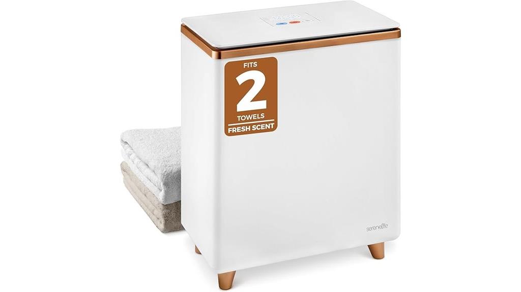 luxury towel warmer with fragrance