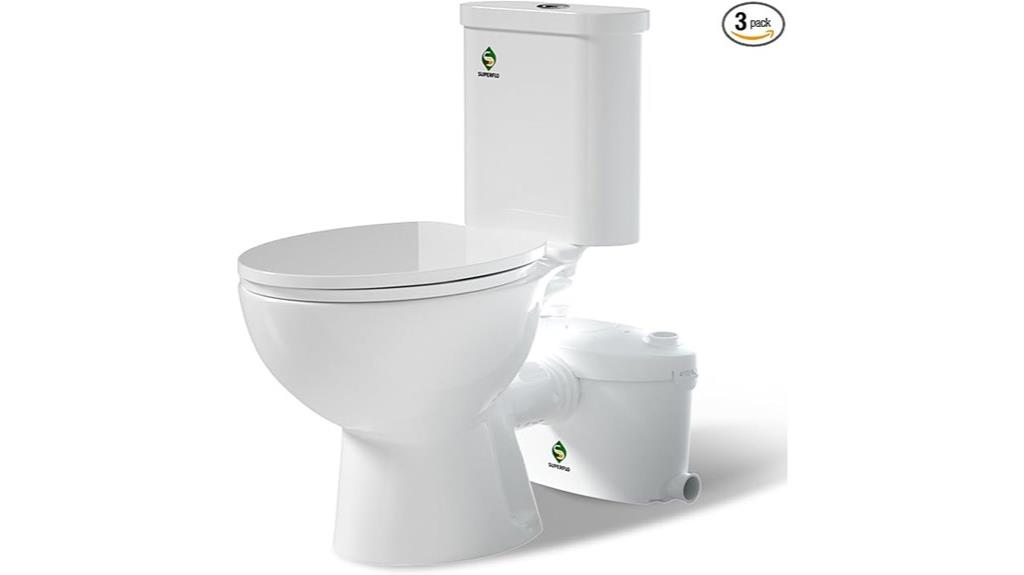 macerating toilet system