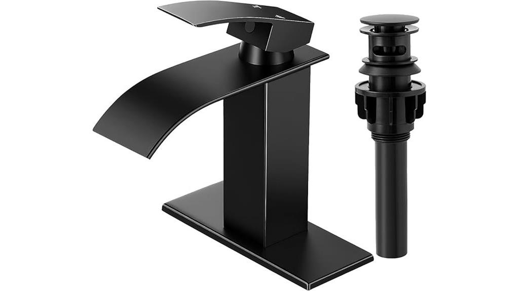 matte black bathroom faucet