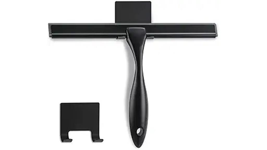 matte black shower squeegee