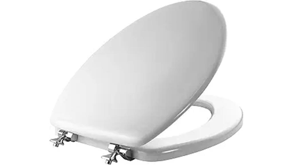 mayfair elongated white toilet