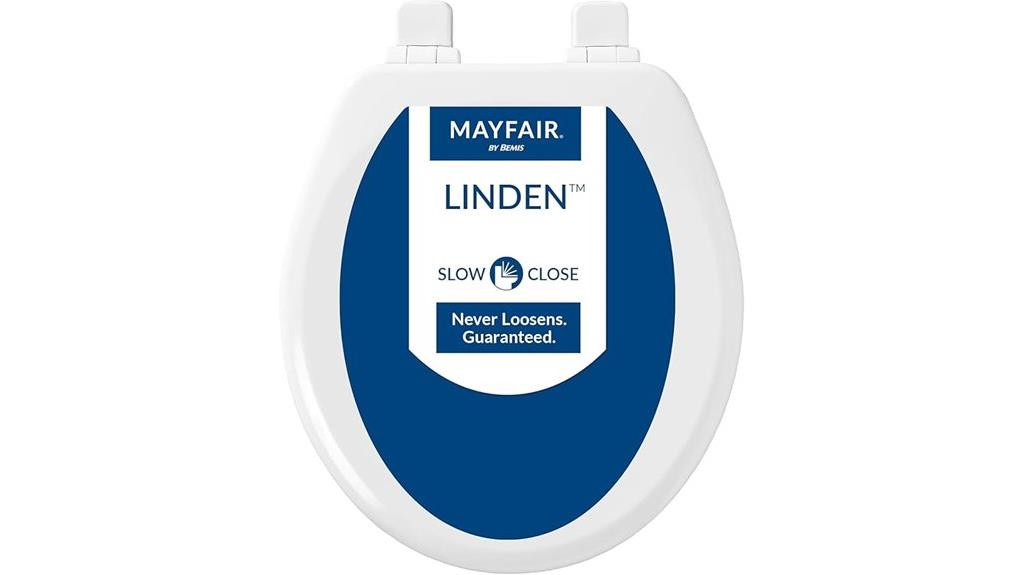 mayfair round white toilet