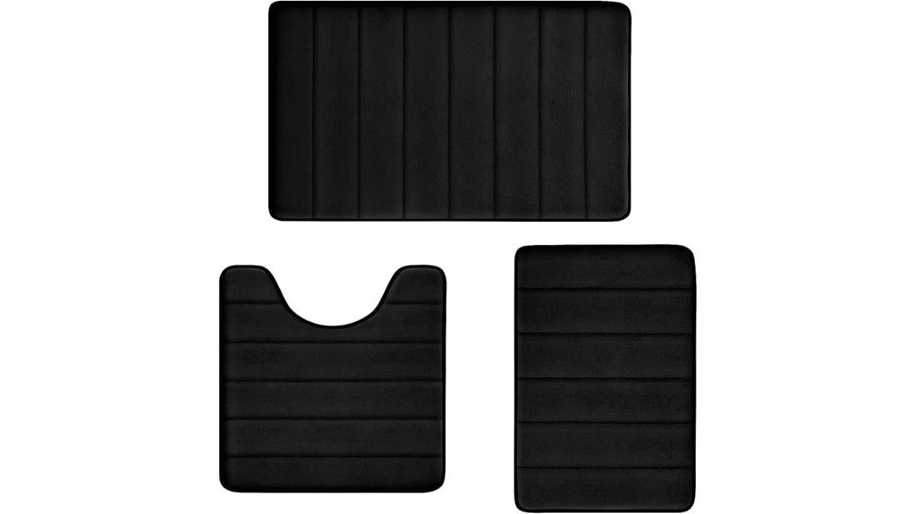 memory foam bathroom mats