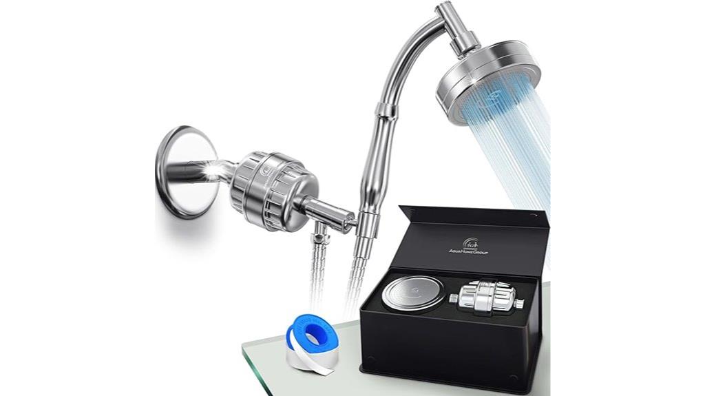 multi stage filtered shower head